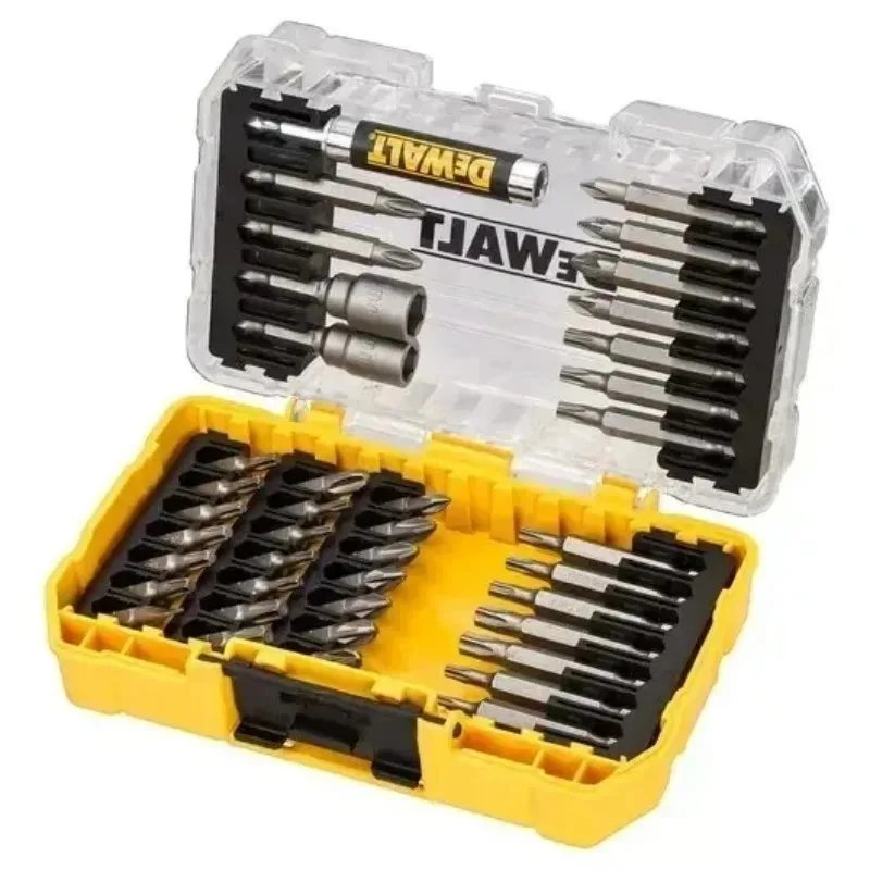 DEWALT DT70705 Screwdriver Bit Set in Heavy Duty Case 40 Pieces Cordless Drill Driver Bits Set Power Tool Accessories DT70705-QZ