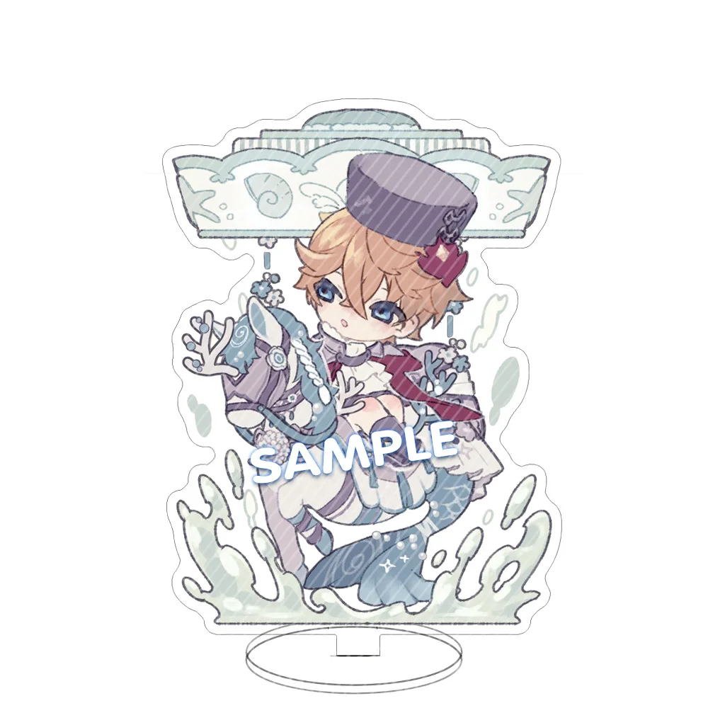 (EEEE) Factory Sales Anime Figure Acrylic Stand The Circus Zhongli Xiao Tartaglia Kaeya Kamisato Ayato Model