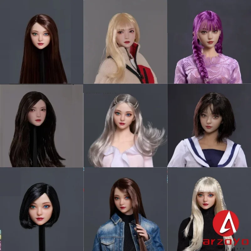 

Z6TOYS ZC008 ZC015 ZC016 1/6 Скульптура головы милой девушки с подвижными глазами Модель подходит для 12 дюймов TBL Бледно-женщина-солдат фигурка тела