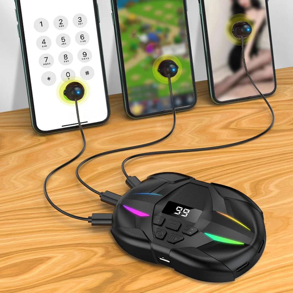 G55 Smart Physical Auto Screen Clicker Portable Multifunction Phone Screen Tapper Phone Clicker Controller