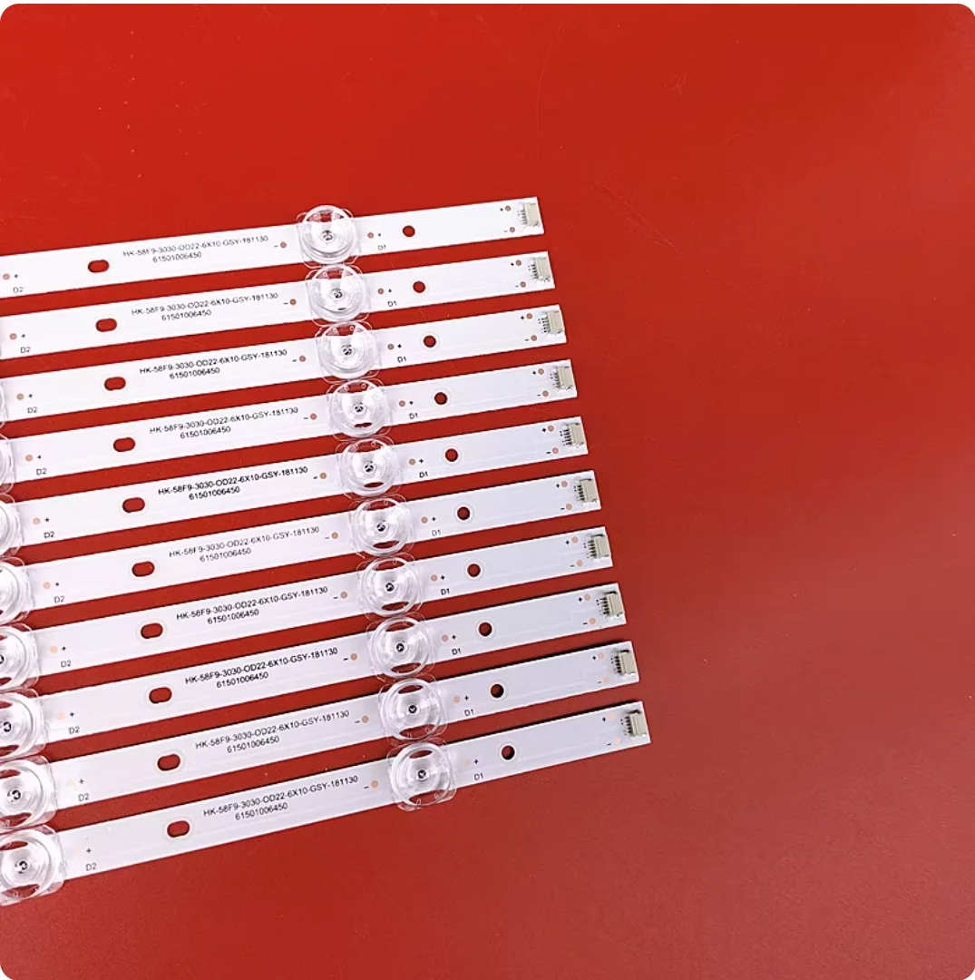 LED Strip for HAIER LE58U6900UG LS58A1 LS58A51 LS58Z51Z 06-58F9-3030-0D22-5X10 HK-58F9-3030-0D22-5X10-3P1.0 HK580WLEDM DH11H