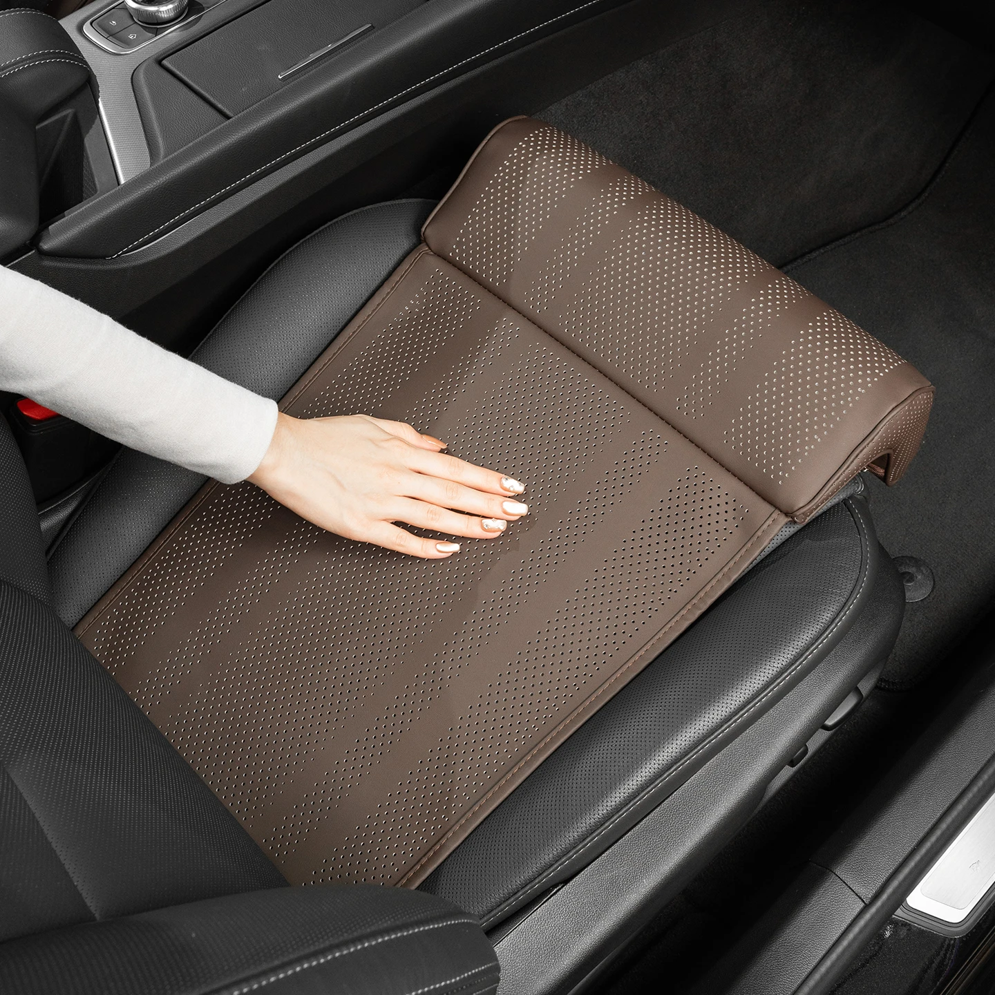 For Leapmotor Leap Motor T03 S01 C11 C01 Reev Driver Car Seat Extender Leg Support Pillow Extension Pad Leather
