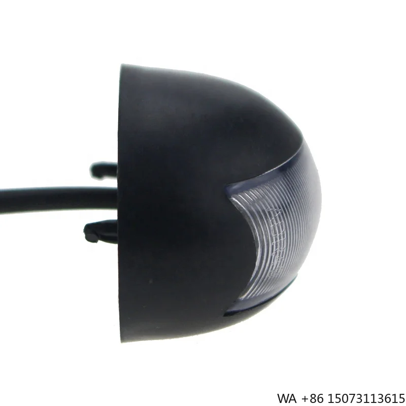 New Design 12V High Bright 2 LED Red-Amber Dual Color Side Light for Car Truck Trailer