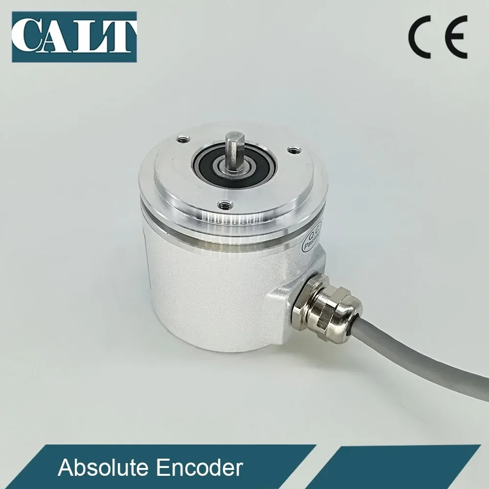 24 Bit Absolute Magnetic Rotary Encoder RS485 Output CAX60S24E06R4B Multi Turn