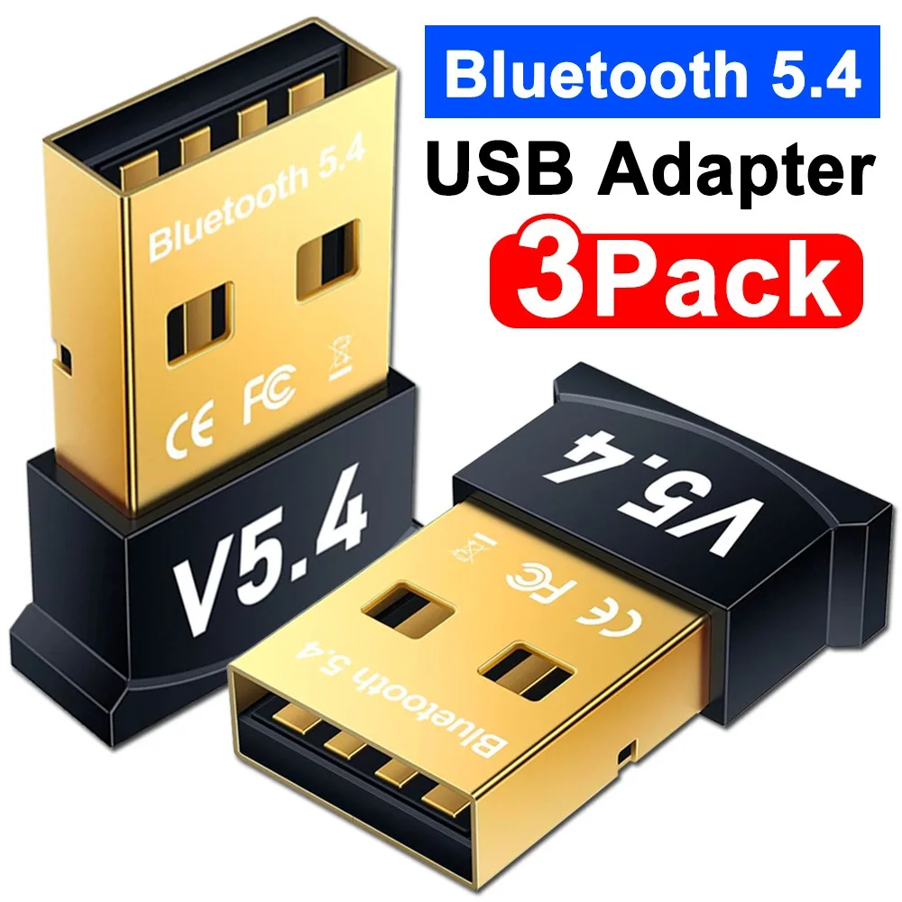 Bluetooth 5.4 USB Adapter for PC Dongle Adaptador Wireless Mouse Keyborad Music Audio Receiver USB Transmitter Bluetooth Adapter