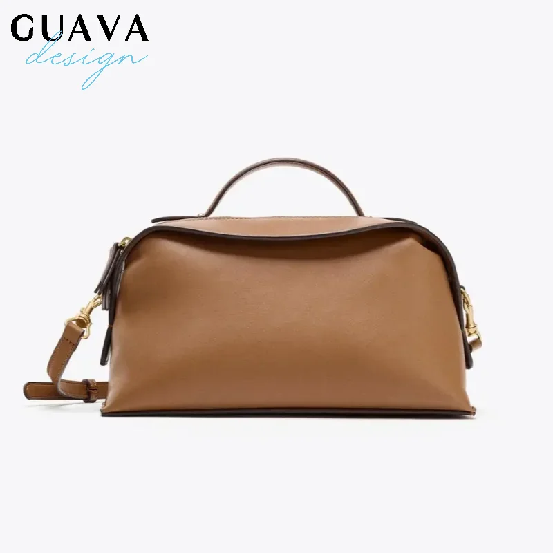 

New Handbag Woman Side Belt Decoration Casual Shoulder Bag High Quality Faux Leather Exquisite Crossbody Bag