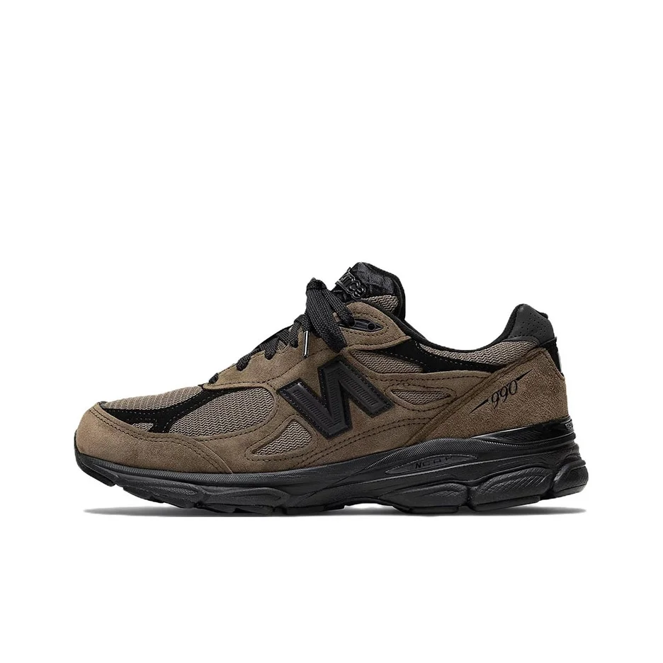 JJJJound X New Balance NB 990 V3 Running Shoes Unisex Low Top Light Brown M990JJ3