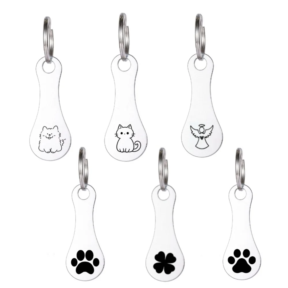4pcs/pack Multi-style Cartoon Metal Shopping Cart Token Remover Keychain for Trolley Coin Universal Carabiner Hook Convenient