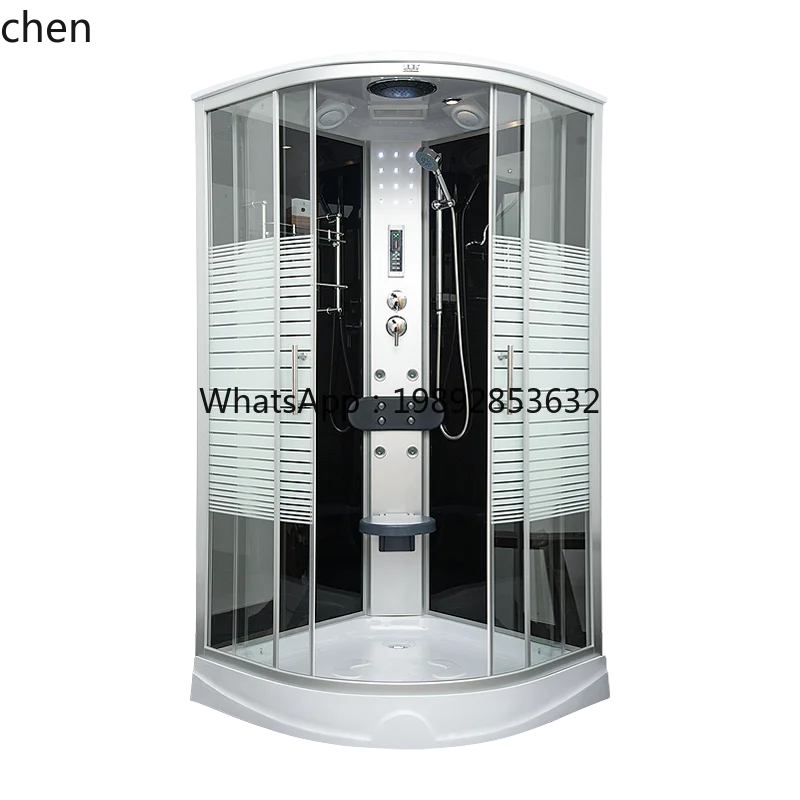 حمام متكامل مع دش وحوض استحمام وفاصل للحمام