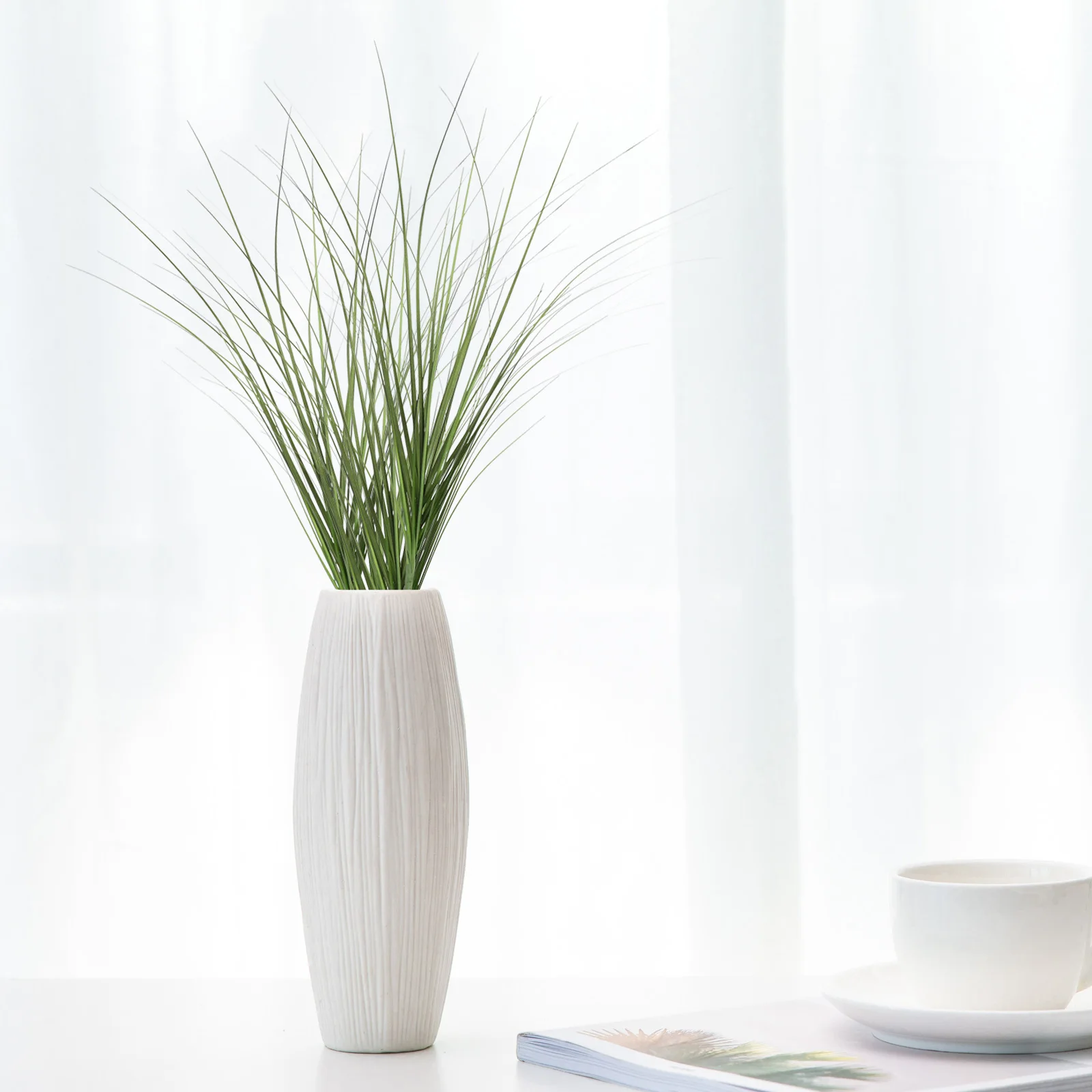 

10pcs Grass Realistic Artificial Indoor Decor Small Fake PlantFaux House Artificial Plants Indoor Plants