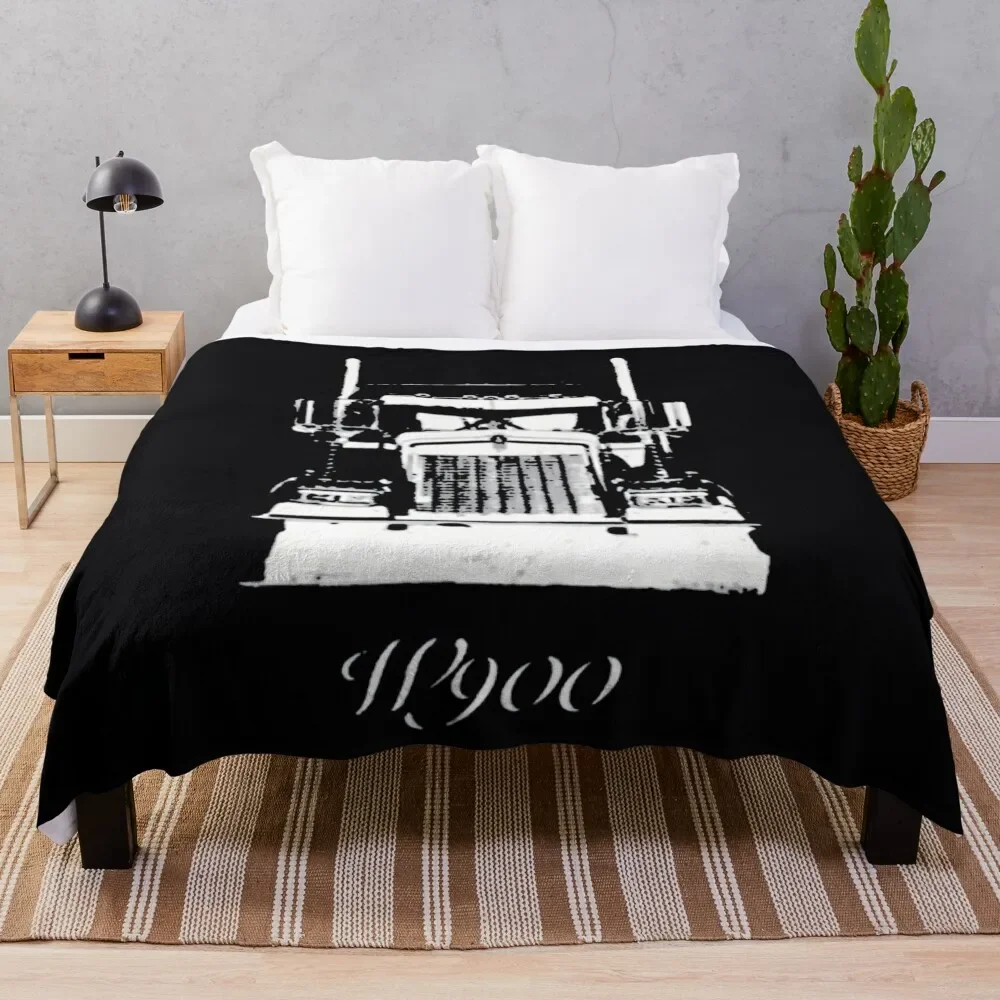 

Kenworth W900 Grill View Worn Look \t Throw Blanket Softest Luxury Thicken Soft Plaid Hair Blankets