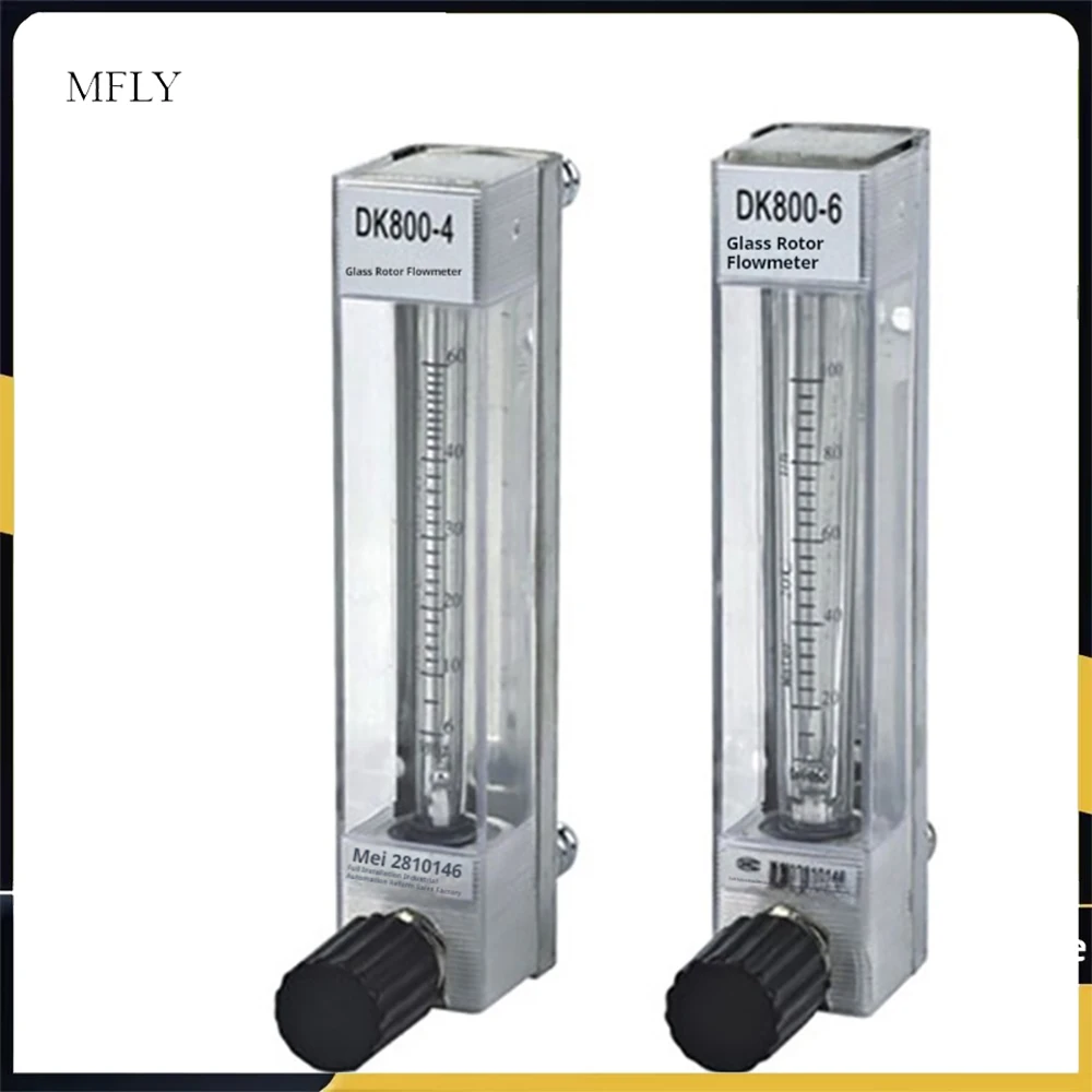

DK800-4 Стеклянный ротаметр Расходомер газа Индикатор расхода переменной площади Тип крепления на панели для лабораторных или промышленных применений