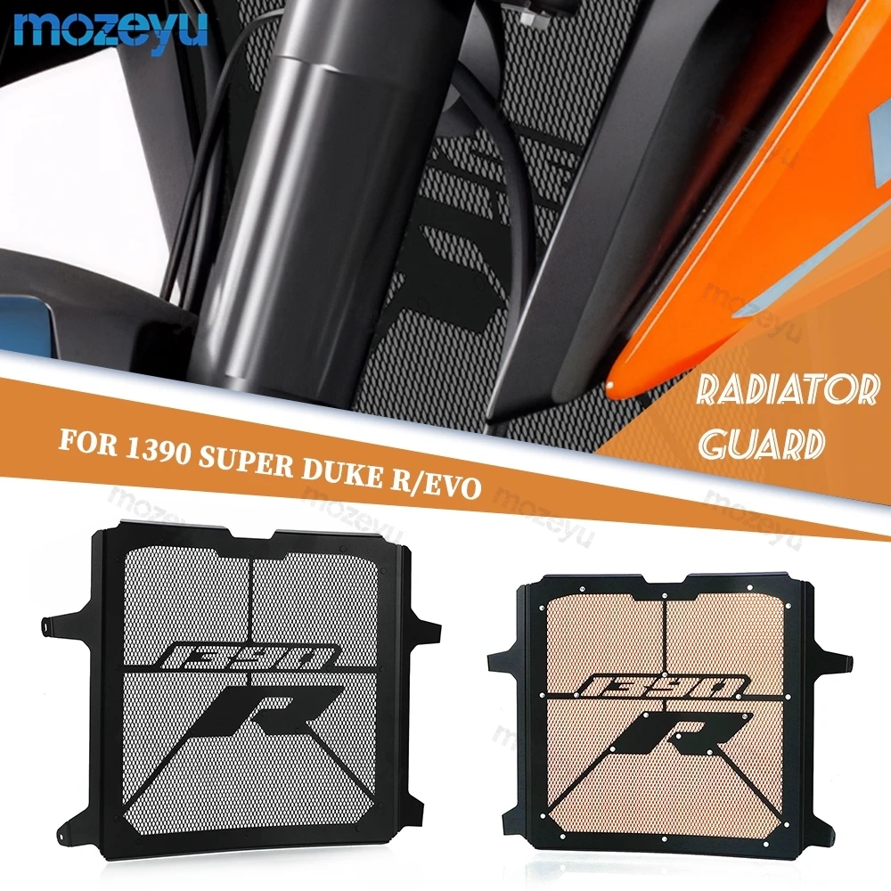 For 1390 Super Duke R/Evo 1390 Super Duke R 2024 2025 2026 Radiator Grille Cover Guard Protection Aluminum Motorcycle Accessorie