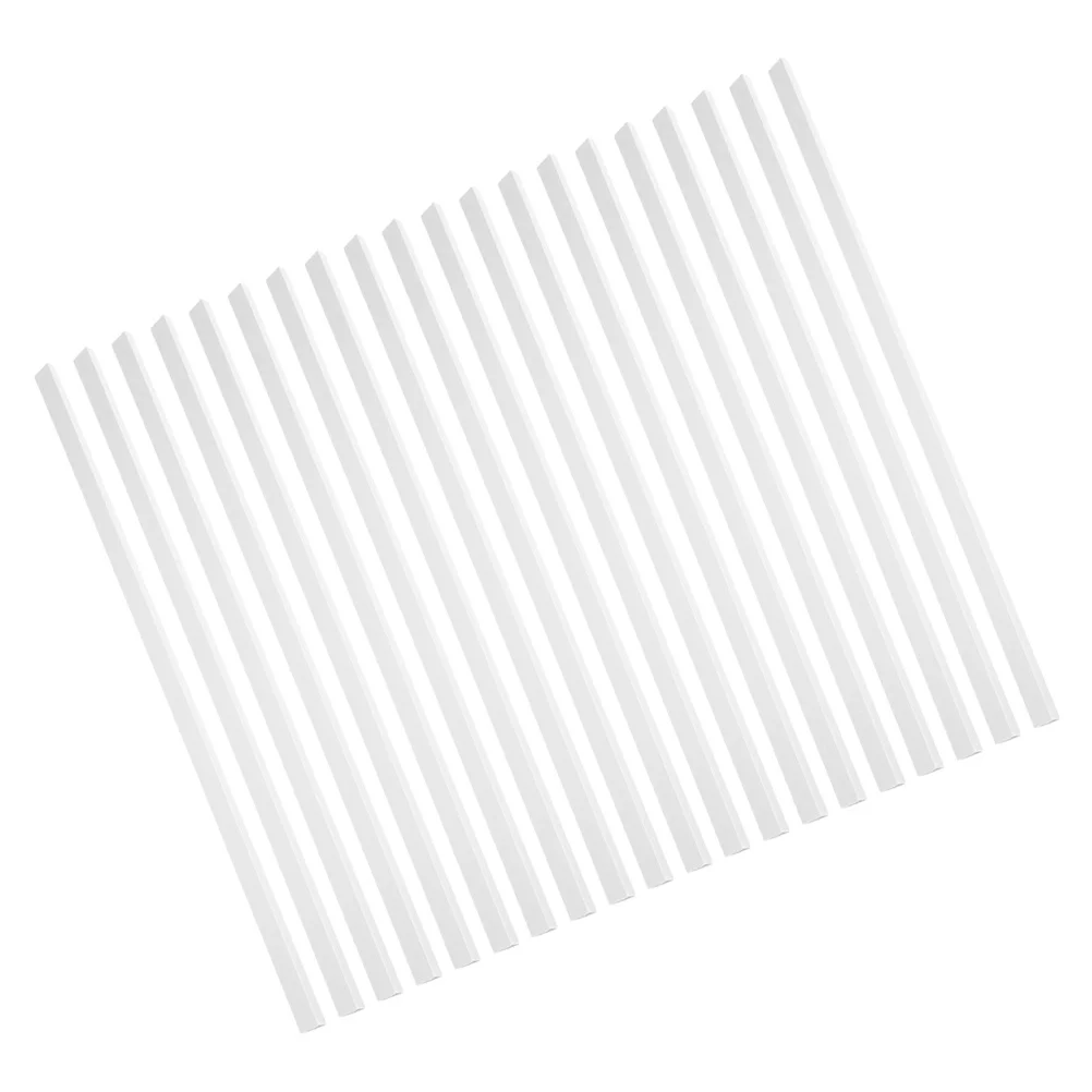 

20pcs File Folder Binding Bars Slide Grip Clear A4 Paper Binder Spine For Office School Reports Documents Storage Organization