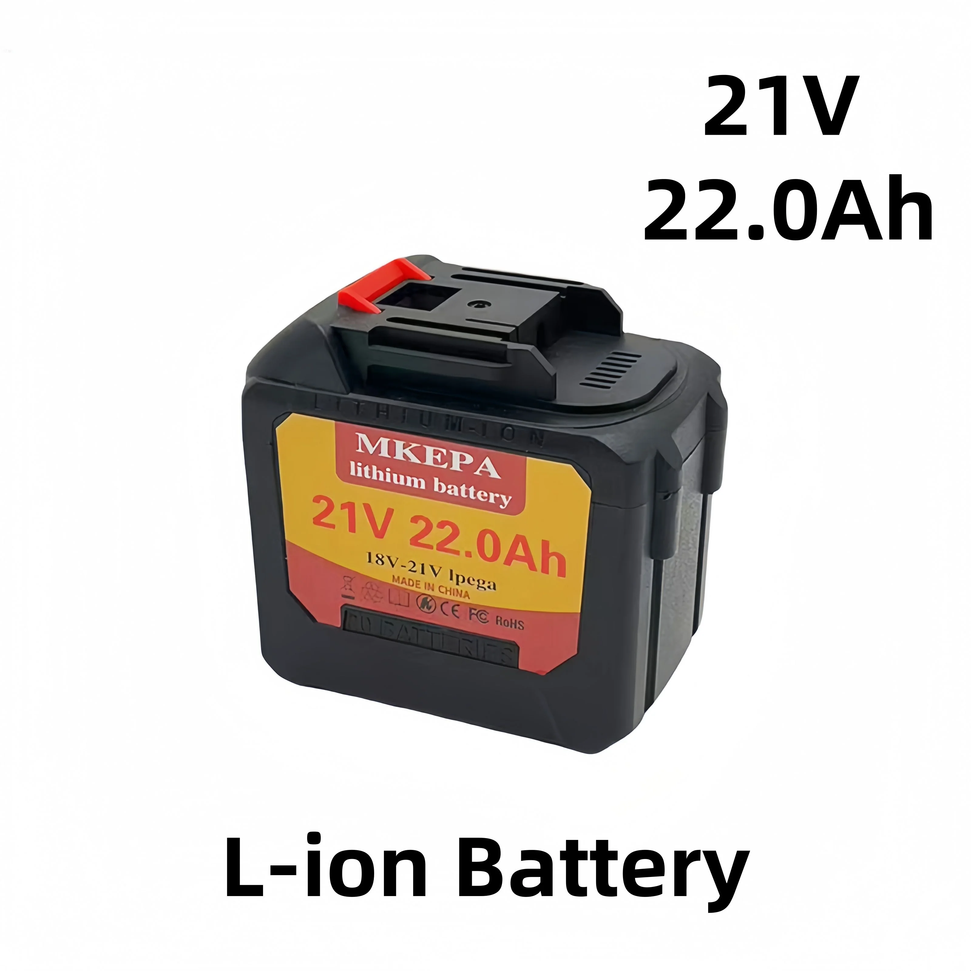 100% brand new 21V 22000mAh replacement power tool rechargeable lithium-ion battery