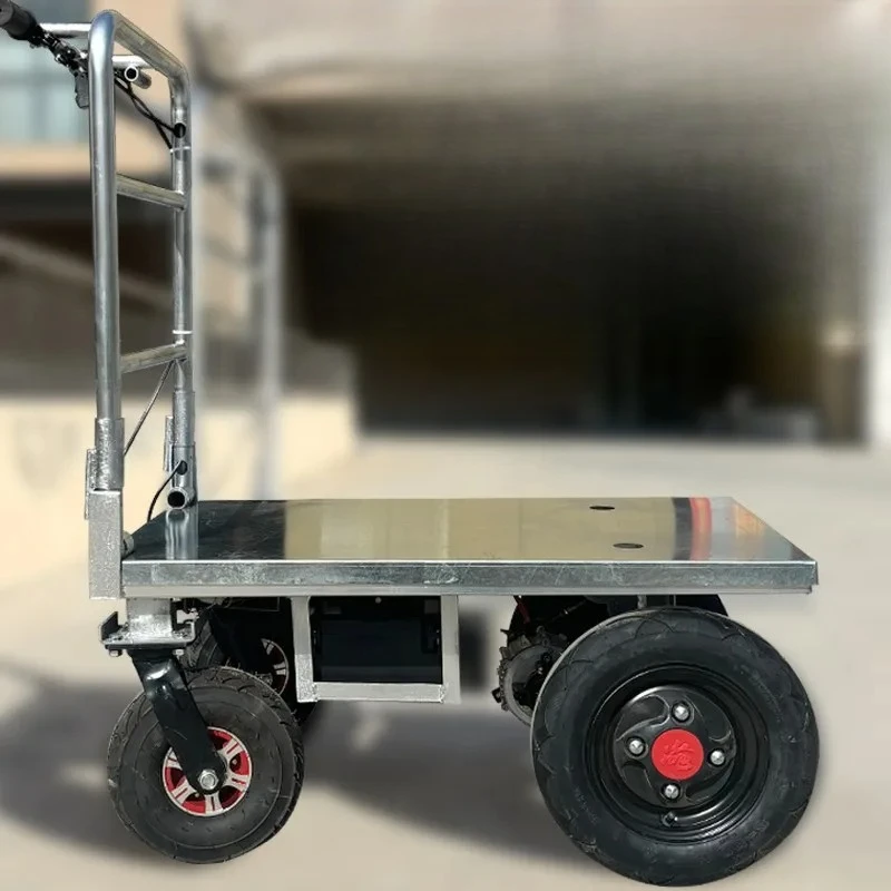 LTT, electric trolley folding cement enlarged tire tile four-wheel electric vehicle