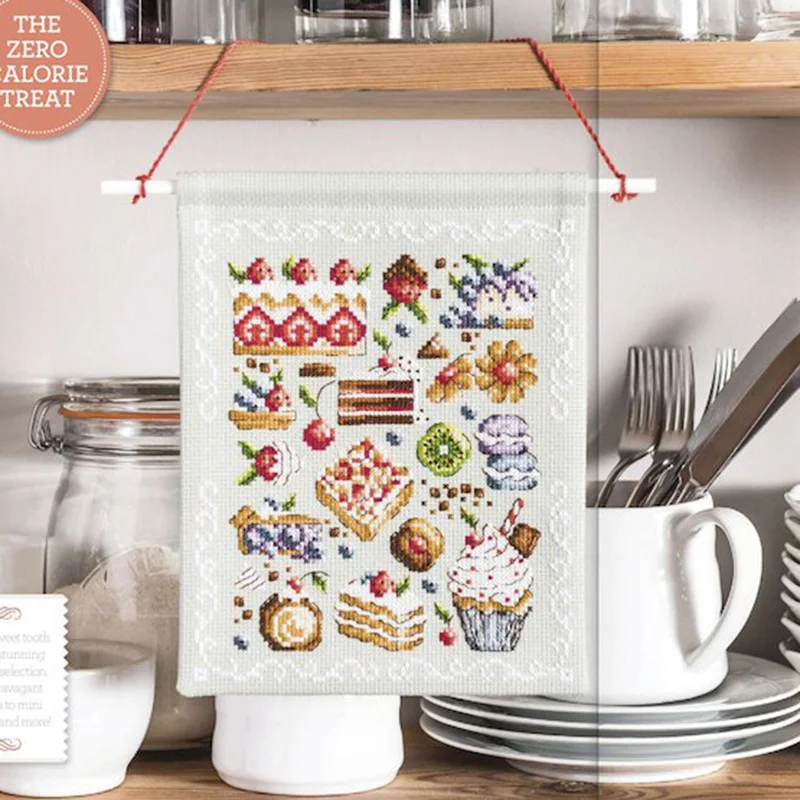 M200203 Home Fun Cross Stitch Kits Package Greeting Needlework Counted Kits New Style Kits Embroidery Cross-stitch Set Stich DIY