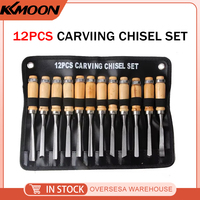 12-Piece Woodworking Carving Knife Set, Hand Carved Chisel Kit for Wood Carving - Professional Woodworking Tools
