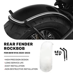 100% Carbon Rear fender RockBob style metal for BMW R18 R 18 2020 2021 2022 2023 Motorcycle Mudguard Splash Guard