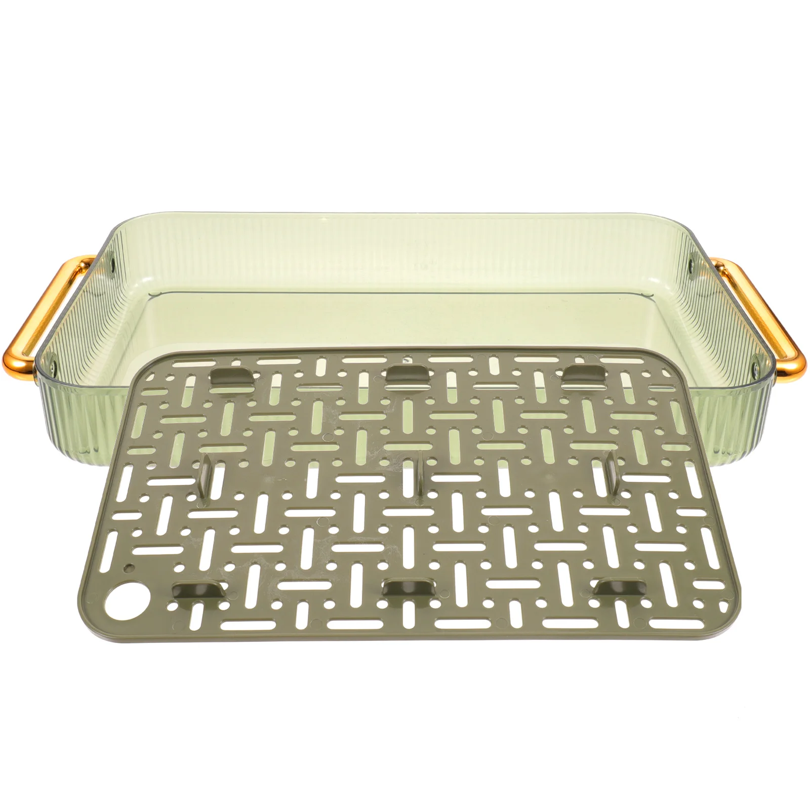 

Large Kitchen Draining Tray Smooth Mellow Surface Non-Slip Design for Dish Cup Fruit Vegetable Drain Board Drying Rack Organizer