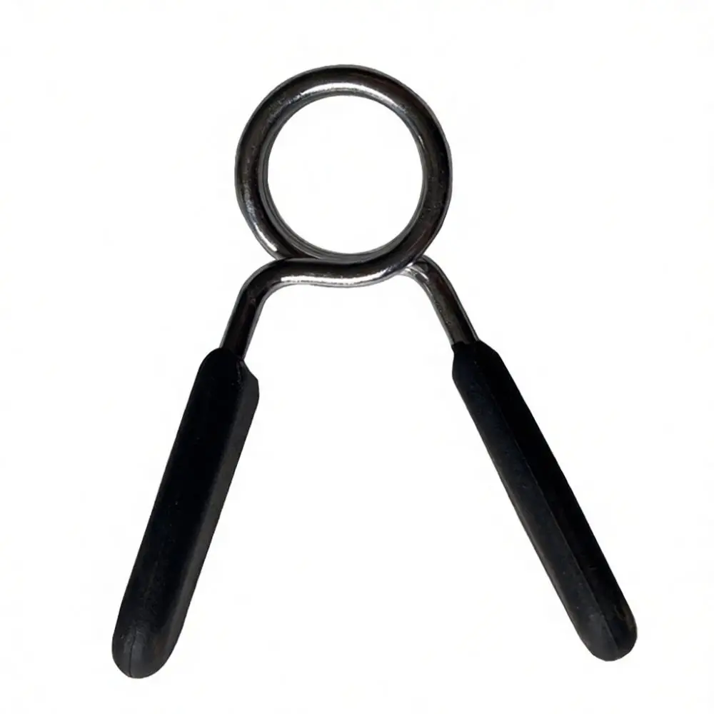 Replacement Barbell Nut Lock Collars Dumbbell Screw Fixer Heavy Duty Steel Threaded Clamps Strength Training Gym Equipment Parts