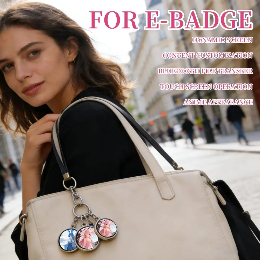 

Умный экран, смарт-блютуз-дисплей в стиле аниме, сенсорный LED-экран, воспроизведение видео и звука, динамичный подарок для друзей