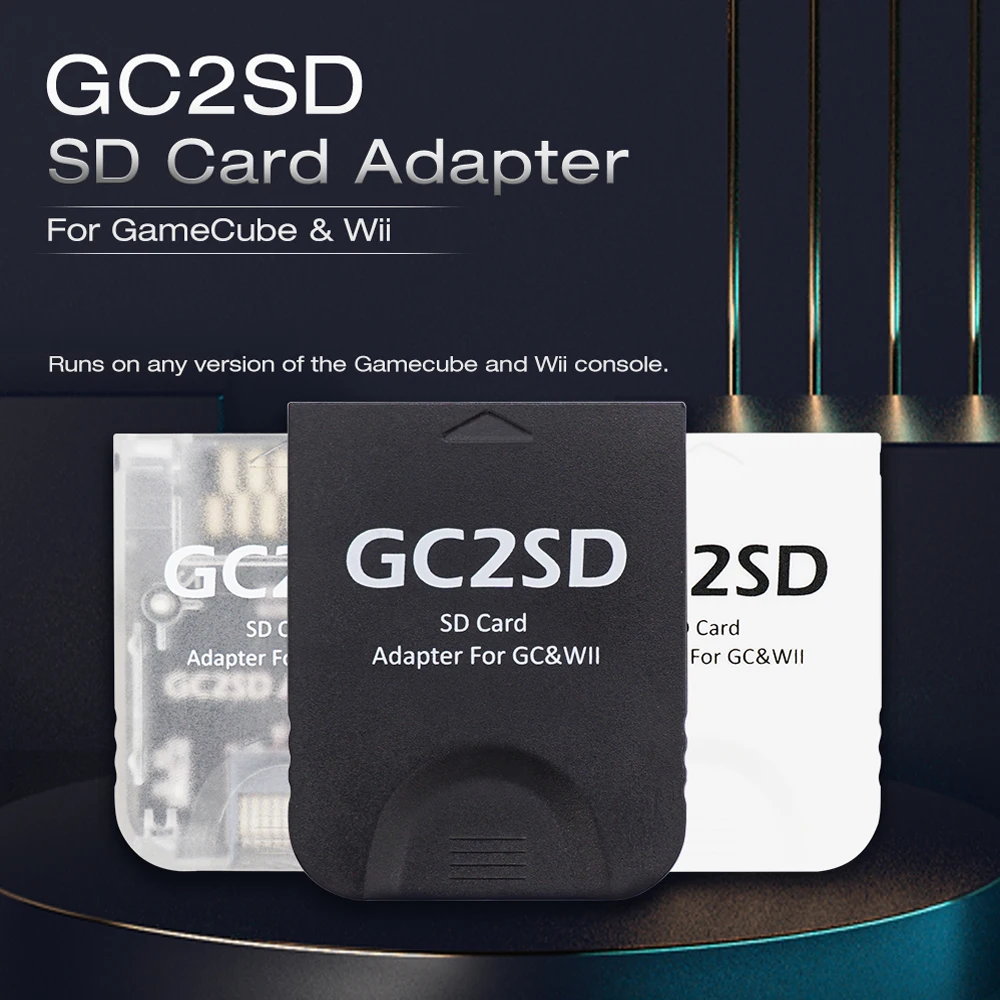 BitFunx GC2SD Adapter karty Micro SD Adapter karty pamięci TF Swisss do konsoli Nintendo GameCube/Wii