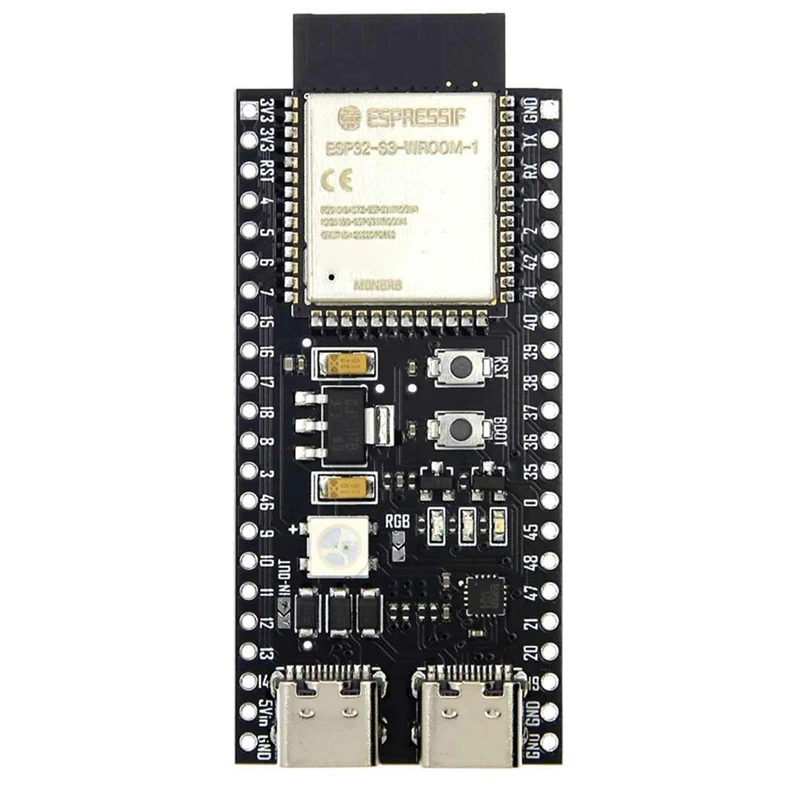 1 Piece ESP32 ESP32-S3 Wifi+Bluetooth Iot Dual Type-C Development Board ESP32-C6-Devkitc-1 Development Board Plastic