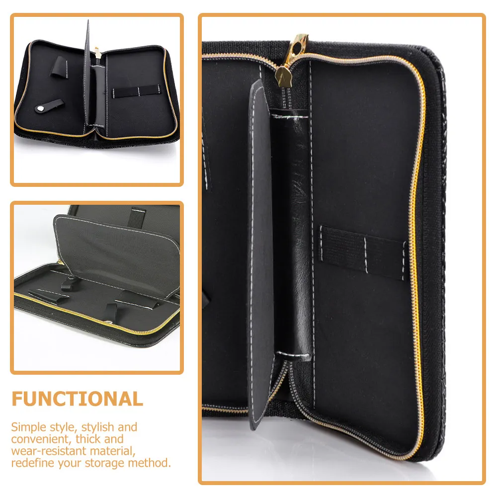 

Barber Scissor Bag Heavy Duty Wear Resistant Stylish Carry Pouch for Hair Salon Professionals Compact Tool Holder Accessory