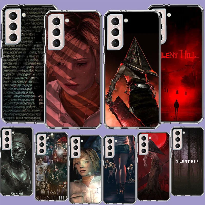 Games S-Silent Hill Phone Case For Galaxy A14 A24 A34 A54 Samsung A02S A12 A22 A32 A42 A52 A72 A13 A33 A53 5G A03 A03S A23 A73 A