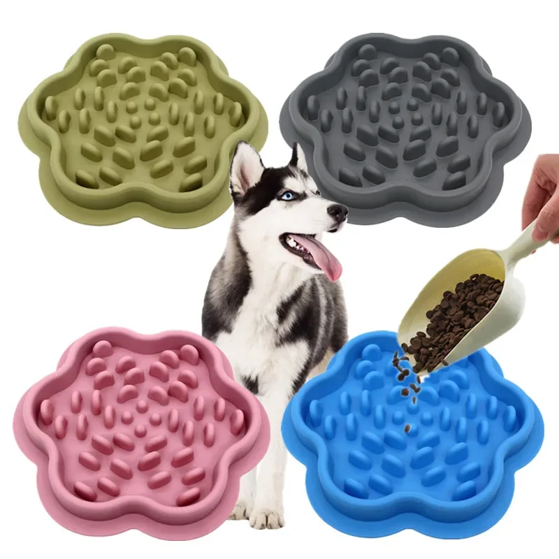 Pet Products Matte für Hunde und Katzen, langsame Futternäpfe mit Saugnapf, zum Füttern von Lebensmitteln, Silikon-Leckpad, langsame Futterspender für Hunde, Leckerli-Ausgabe
