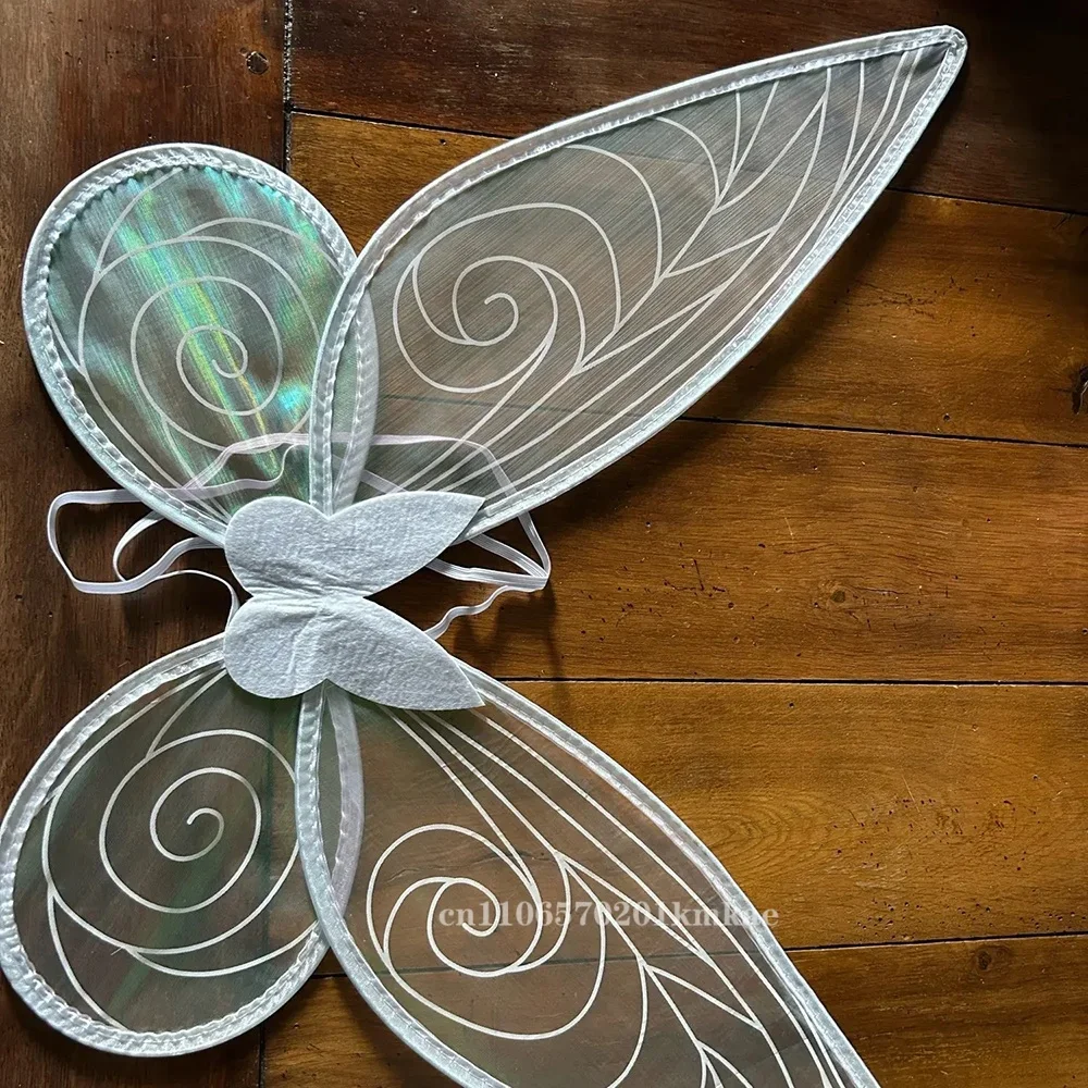 Butterfly Fairy Wings Costume For Women Sparkling Angel Princess Wings Glitter Cosplay Props For Halloween Carnival Themed Party 6