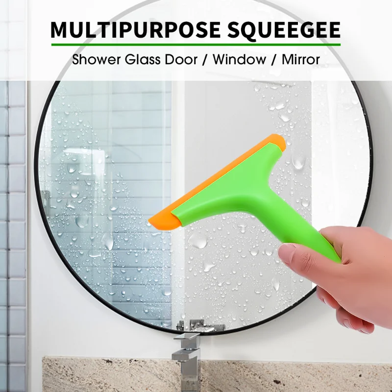 Car Window Glass Silicone Scraper Auto Water Wiper Cleaning Tools Vehicle Windshield Home Mirror Wrap Viny Film Squeegee Scraper