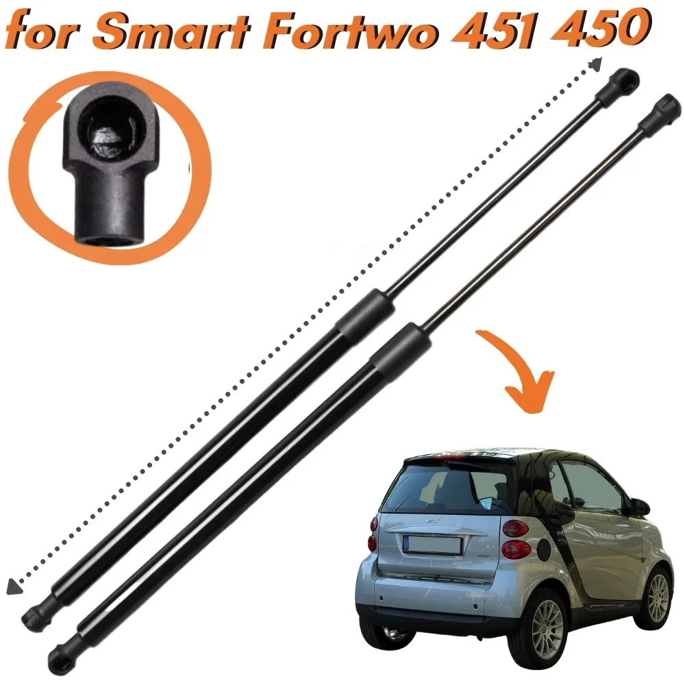 

2Pcs For SMART FORTWO Coupe 450 451 Rear Tailgate Boot Lift Support Shock Absorber Gas Springs