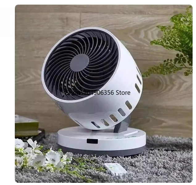 

Электрический вентилятор, бесшумный настольный интеллектуальный вентилятор циркуляции воздуха, мини-вентилятор с дистанционным управлением, бытовой вентилятор