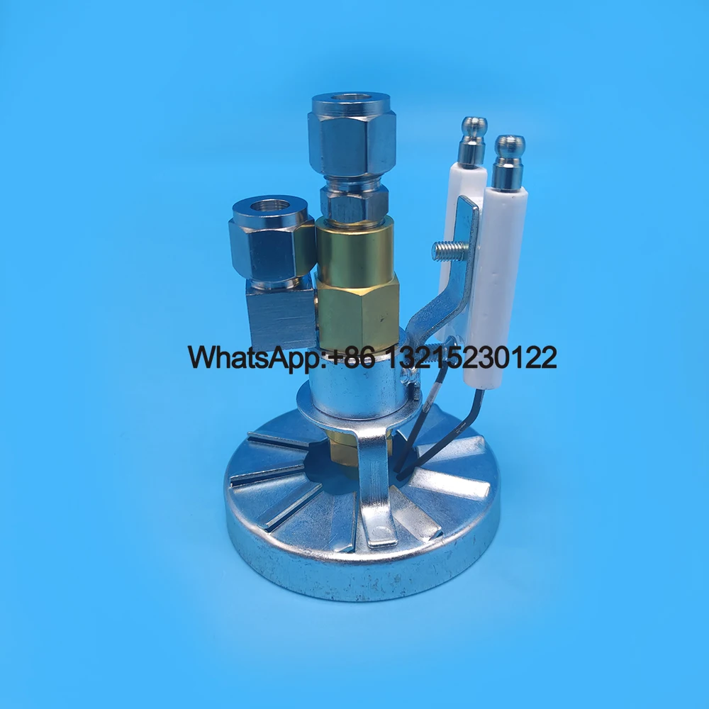 Waste Oil Burner Nozzle Siphon Full Cone Brass Fuel Nozzle Ignition System Air Atomizing Sprayer Diesel Heavy Oil Burner