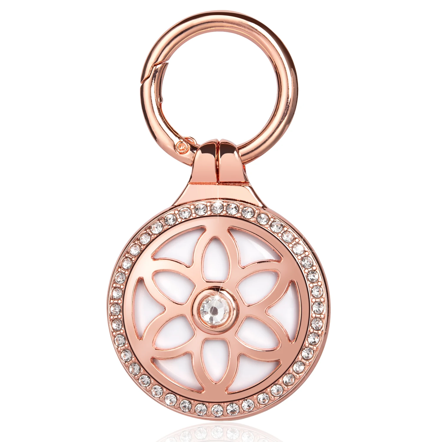 New Fashion Metal Airtag Holder, Airtag Keychain for Apple Airtag.