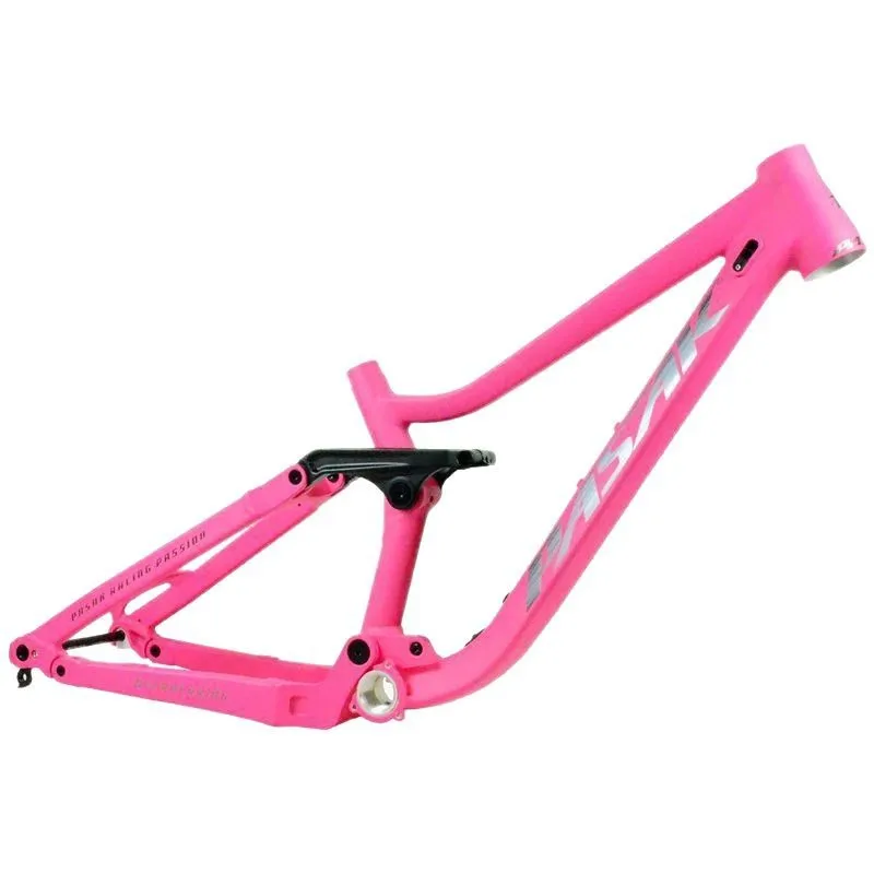 

24 Inch Soft Tail Youth Mountain Bike Suspension Frame 3.0 Tire Boost Barrel Axle 148MM for AM Bicycles Mtb Disc