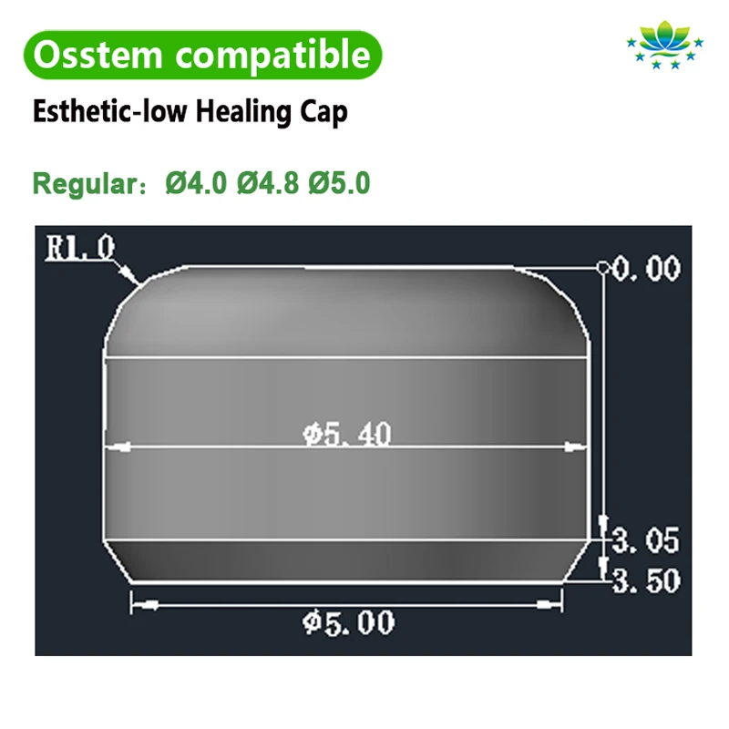 Image 6: Pour Osstem capuchon de guérison multi-unités OEM ODM couvercle de pilier de guérison pour multi-unités 4.0 4.8 5.0 pièces et accessoires d'implant dentaire