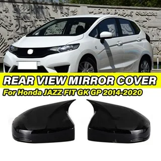 

For Honda Fit Jazz GK5 GK6 Shuttle City 2014-2020 No Light Car Rearview Side Mirror Cover Sticker Wing Cap Mirror Caps Trims