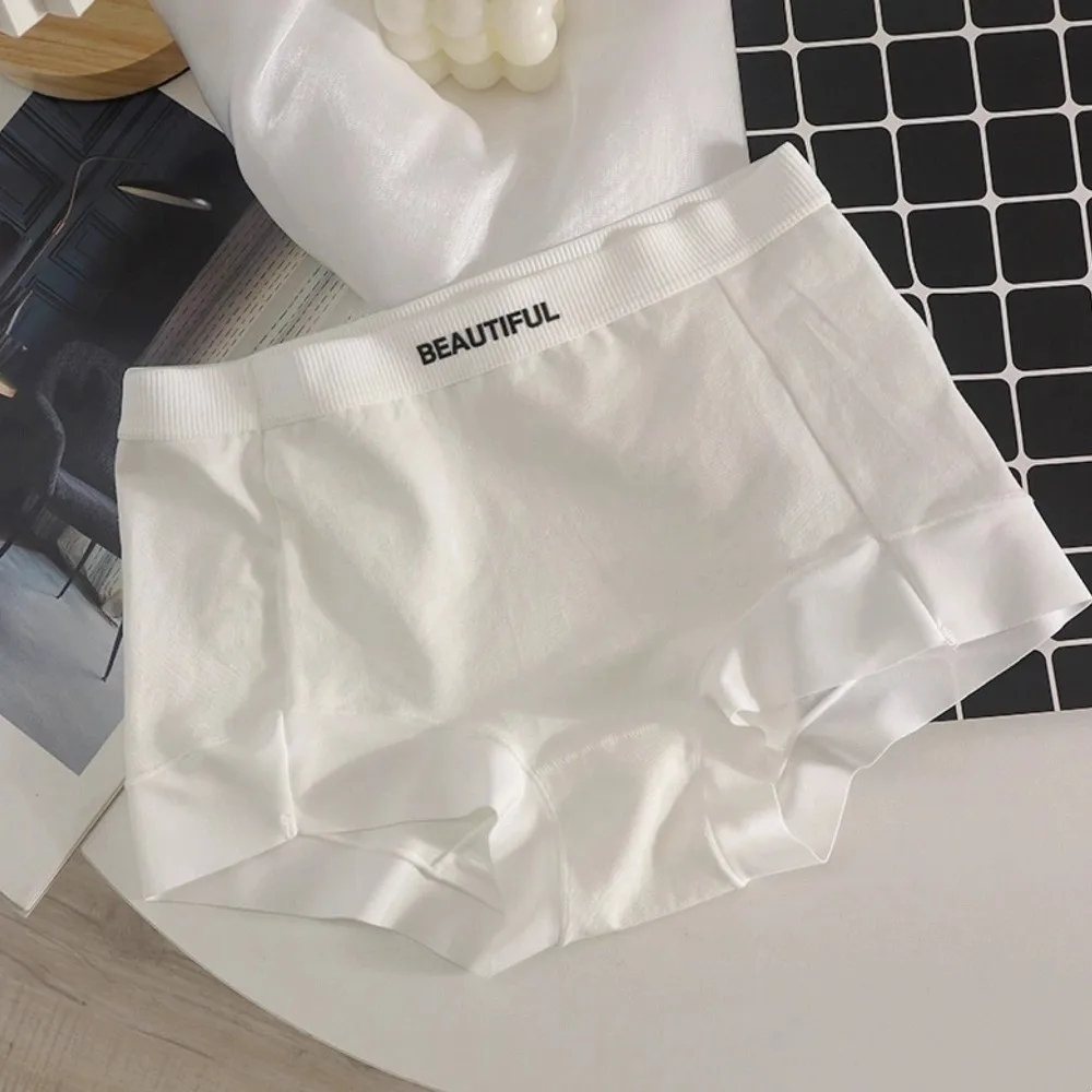الإنجليزية رسالة النساء القطن سراويل منتصف الخصر الإناث الملابس الداخلية السراويل سراويل داخلية قطنية الملابس الداخلية سلس القطن السروال النساء
