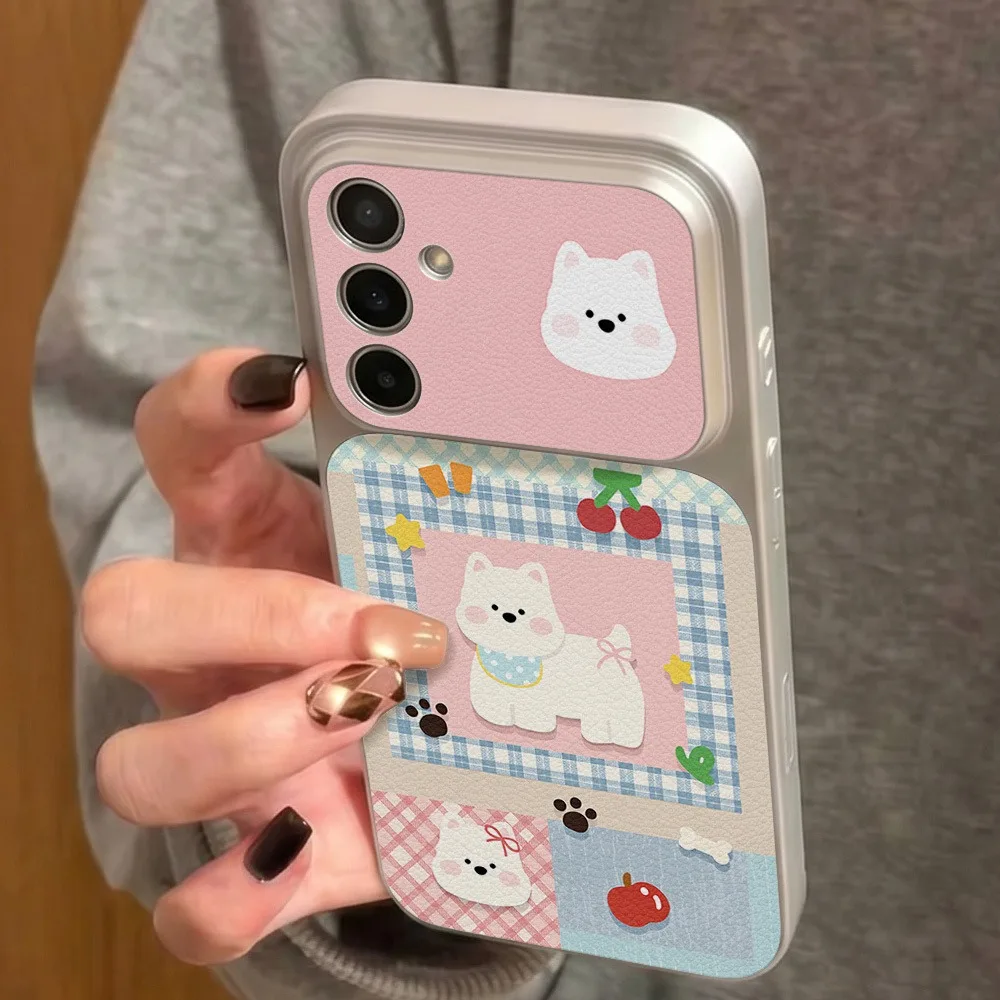 Niedliche Cartoon-Hülle mit rosa Pfoten und Tupfen für Samsung Galaxy S26 Ultra S25 Plus S24 S23 FE S22 S21 A17 A37 A57 A56 A55 A54 – Detail 8