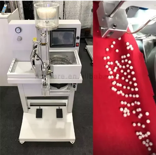 Automatic Bead Embroidery Machine – Double Head Pearl Setting Machine for Apparel & Accessories