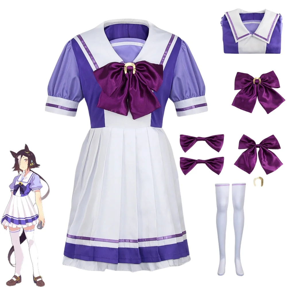 Anime  Pretty Derby Cosplay Costume Comic Con Makeup Party Halloween Cosplay Japanese Anime Character Code Cai