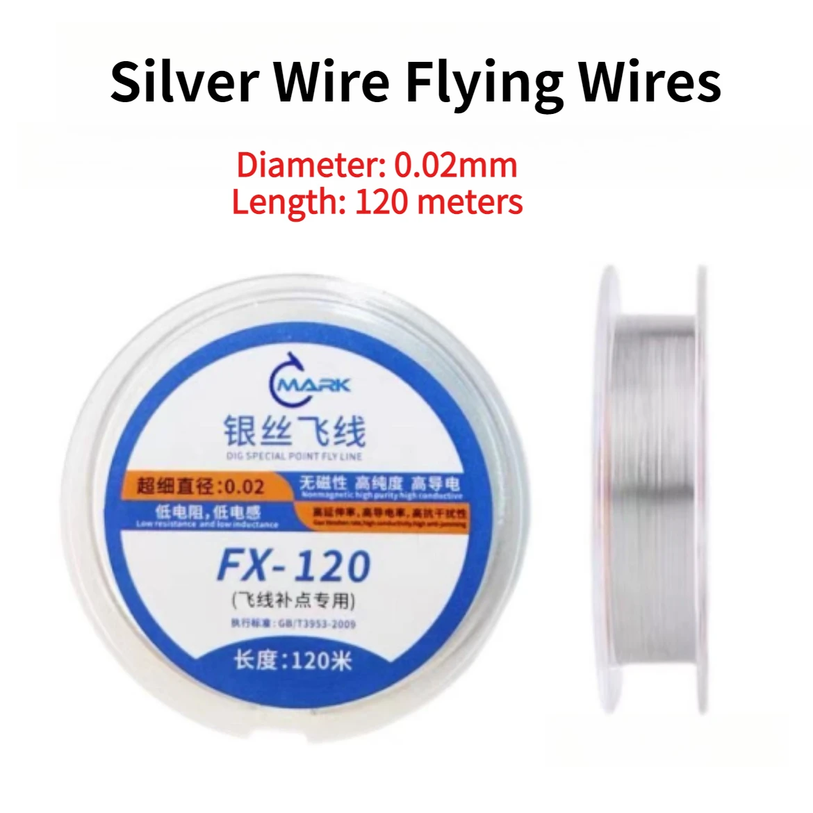 1-5PCS 120m/0.02mm Flying Wire Jumper Line BGA PCB Welding For Phone Tablet Motherboard Soldering Repair Hand Tools