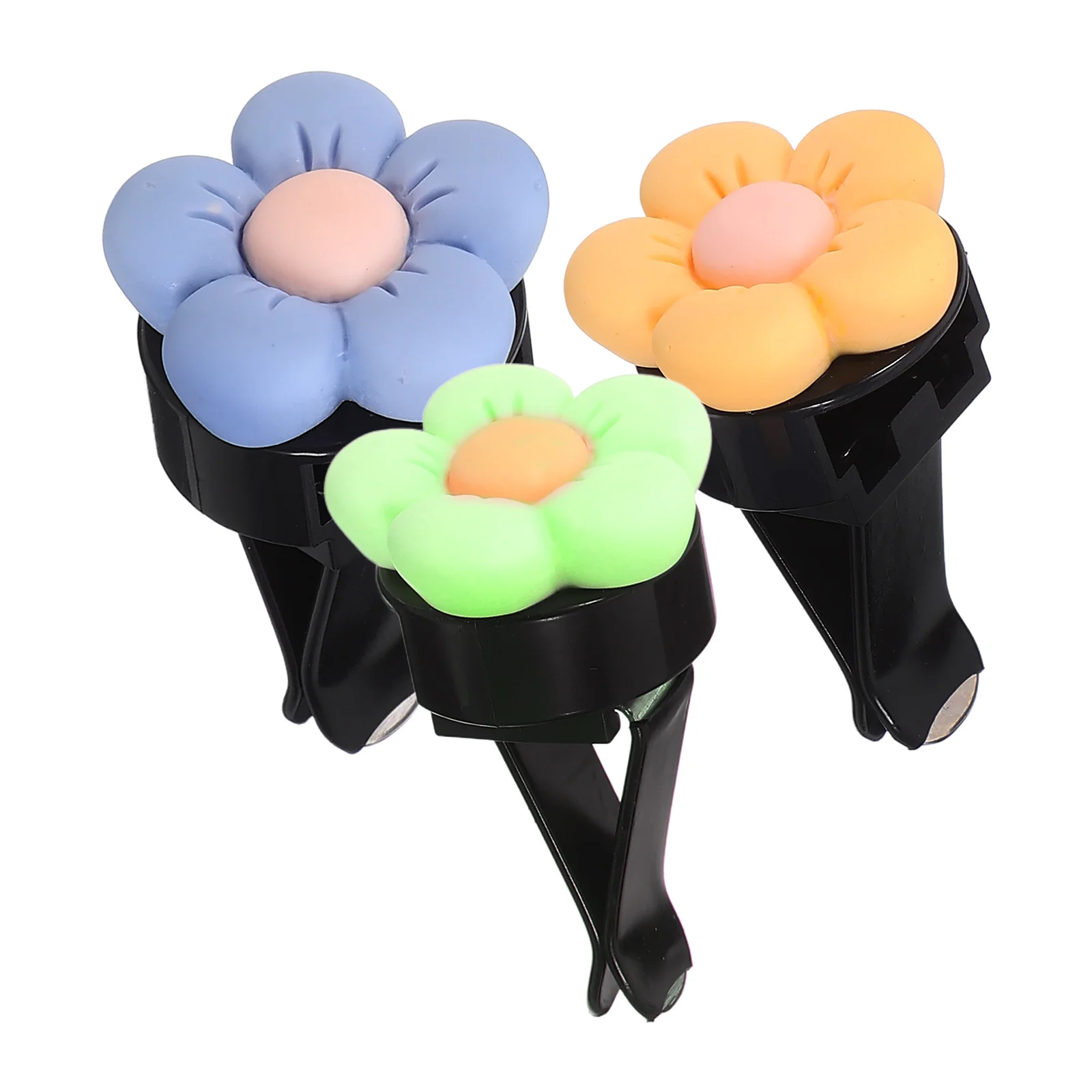 

3Pcs Car Air Vent Clips Flower Shape Car Air Freshener Clip Auto Vent Clip Interior Decoration Aroma Dashboard Decorations