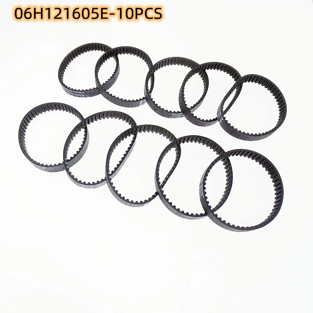 SCJYRXS Qty10 54 Teeth Timing Water Pump Belt 06H121605E for VW Passat CC Golf MK Audi A3 A4 Q5 TT 06H 121 605E 06H 121 605 E