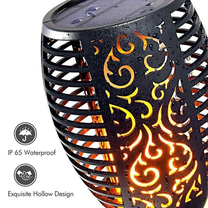 Dusk To Dawn Bulb - Solar Flame Light Path Lamp 12