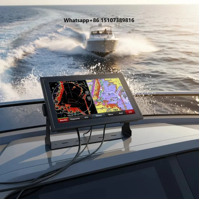 Marine Outdoor Touch Screen Waterproof 1500nit Tft Lcd Readable in Sunlight IP67 Marine Display Screen for Boat