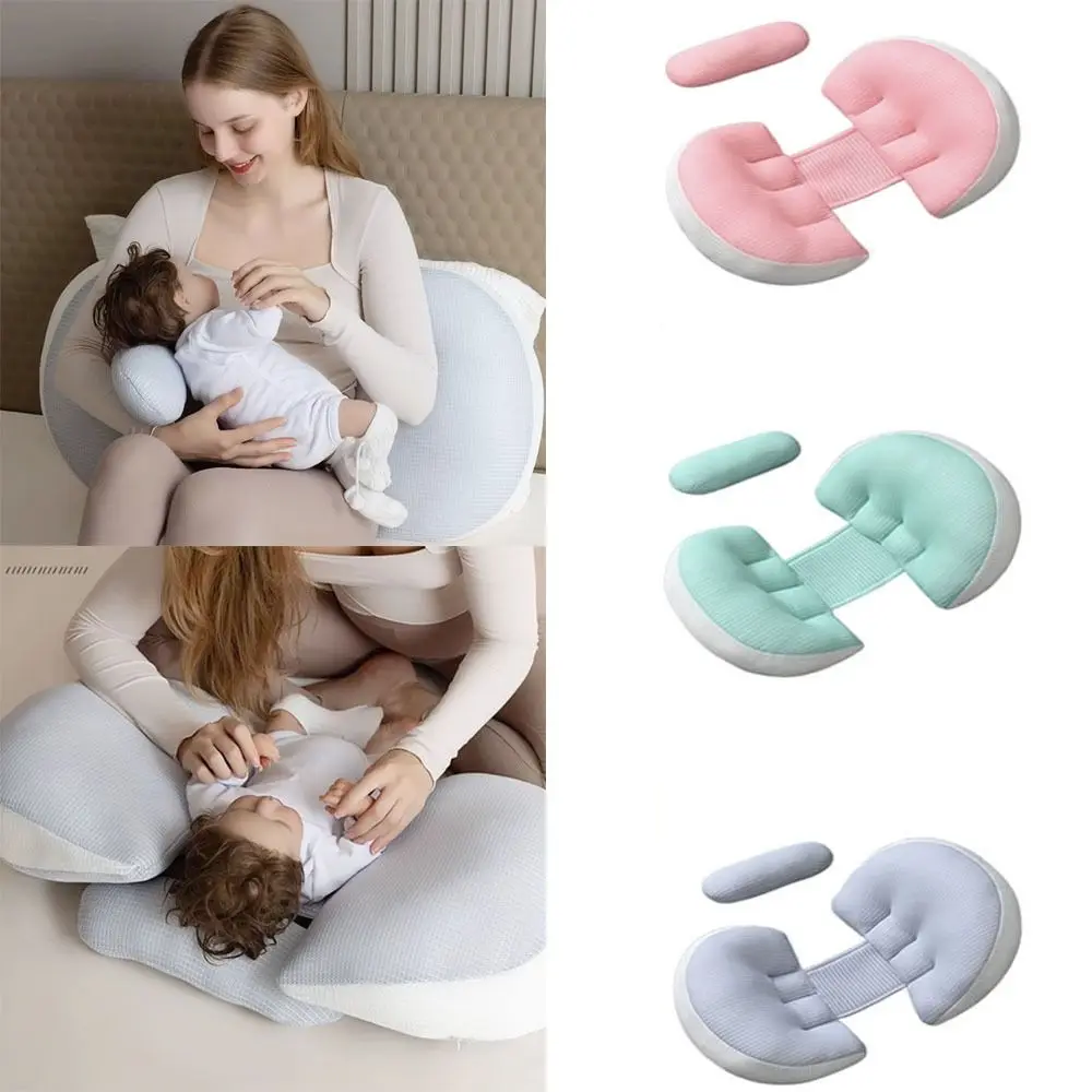 Almohada de maternidad suave de alta calidad, almohada ajustable multifuncional para mujeres embarazadas, almohada transpirable para el cuello